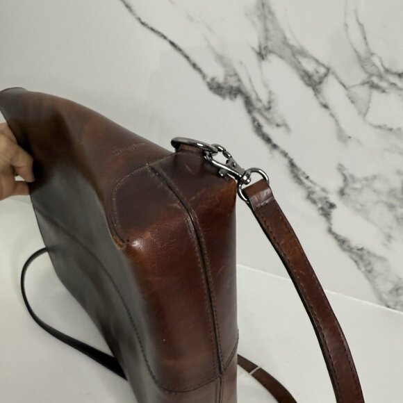 ELLINGTON Portland Oregon Vintage Authentic Brown Leather Backpack Bag leather - Picture 6 of 15